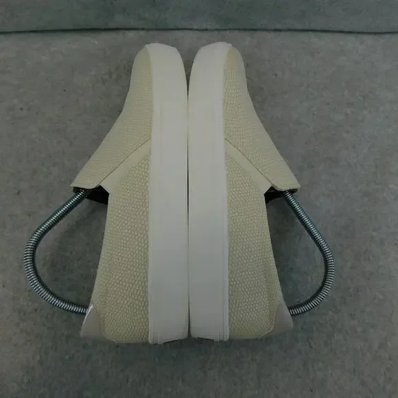 New Dr. Scholl's Women's White Nova Snake Print Slip-On Sneakers Size 9M Shoe - Picture 5 of 9